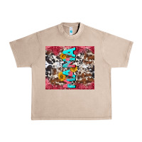 French Oak mama cowhide  sunflowers Urban Heavy Tee - LillyAllenDesigns