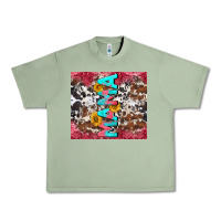 Oil Green mama cowhide  sunflowers Urban Heavy Tee - LillyAllenDesigns