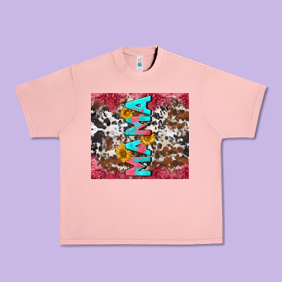 Mama Cowhide  Sunflowers Urban Heavy Tee Designed By Lillyallendesigns