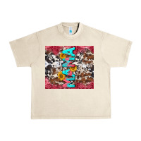 Sandshell mama cowhide  sunflowers Urban Heavy Tee - LillyAllenDesigns