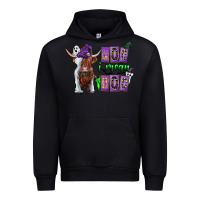 Black Moo I Mean Boo Urban Hoodie - CowhideDigitalArt