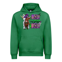 Emerald Moo I Mean Boo Urban Hoodie - CowhideDigitalArt