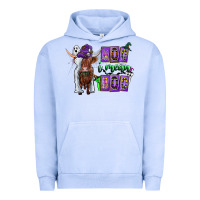 Pigment Grape Ice Moo I Mean Boo Urban Hoodie - CowhideDigitalArt