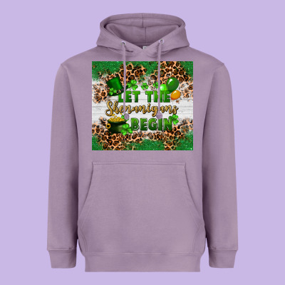 Let The Shenanigans Begin Heavyweight Hoodie Designed By Fadigitalartstudio