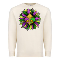 Sandshell Mardi Gras Sunflower Premium Sweatshirt - BundleAndBundleShop