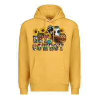 Mustard hey cowbow Premium Hoodie - OliviaCreatesArt