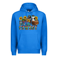 True Royal hey cowbow Premium Hoodie - OliviaCreatesArt