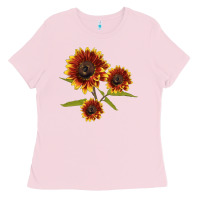 Bubblegum Pink ring o fine sunflower Ladies Tee - LillyAllenDesigns