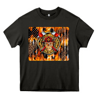 Asphalt Firefighter Skull Heavy Core Tee - LillyAllenDesigns