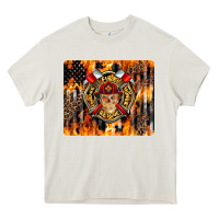 Firefighter Skull Heavy Core Tee | Teevron