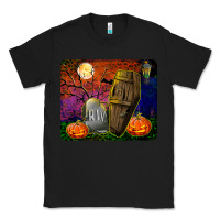 Black headstone and coffin mousepad Classic Tee - BundleAndBundleShop
