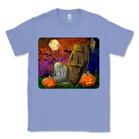 Colony Blue headstone and coffin mousepad Classic Tee - BundleAndBundleShop