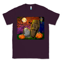 Plum headstone and coffin mousepad Classic Tee - BundleAndBundleShop