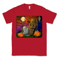 Red headstone and coffin mousepad Classic Tee - BundleAndBundleShop
