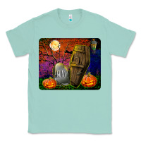 Seafoam headstone and coffin mousepad Classic Tee - BundleAndBundleShop