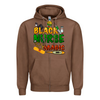 Chestnut Black Nurse magic Zipper Hoodie - HowdyJamesFarm