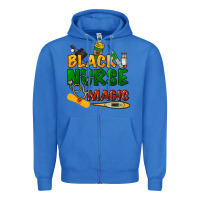 True Royal Black Nurse magic Zipper Hoodie - HowdyJamesFarm