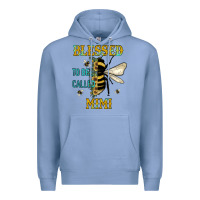 Colony Blue blessed to bee called mimi Premium Hoodie - JahusDesignShop