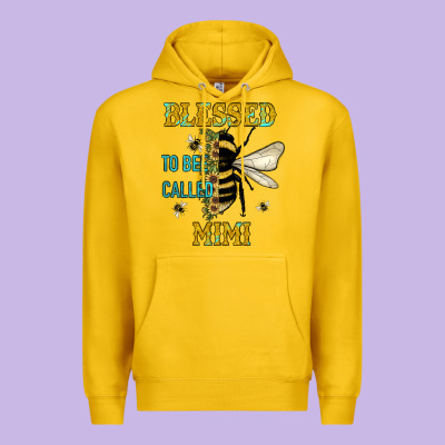 Blessed To Bee Called Mimi Premium Hoodie Designed By Jahusdesignshop