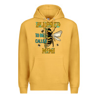 Mustard blessed to bee called mimi Premium Hoodie - JahusDesignShop