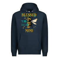 Navy blessed to bee called mimi Premium Hoodie - JahusDesignShop