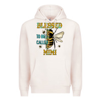 Pale Pink blessed to bee called mimi Premium Hoodie - JahusDesignShop