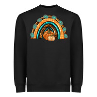 Black Rainbow Thankful with Gemstone Heavyweight Sweatshirt - texasbilliewilder