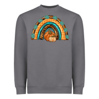 Storm Rainbow Thankful with Gemstone Heavyweight Sweatshirt - texasbilliewilder