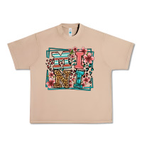 Burro floral leopard frame mini Urban Heavy Tee - LillyAllenDesigns
