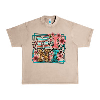 French Oak floral leopard frame mini Urban Heavy Tee - LillyAllenDesigns