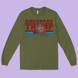 Trump 2020 Long Sleeve Tee Designed By Bettercallsaul