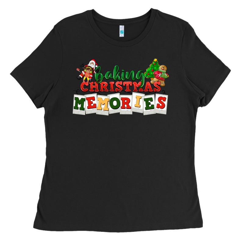 Baking Christmas Memories Ladies Tee by NancyCooperArtShop | Teevron