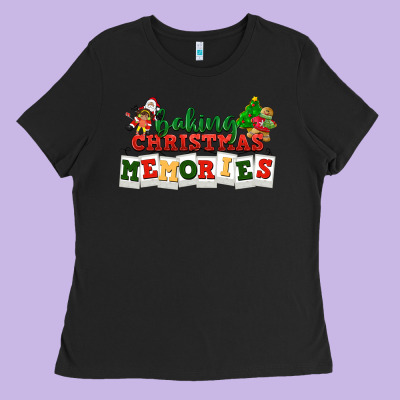 Baking Christmas Memories Ladies Tee Designed By Nancycooperartshop