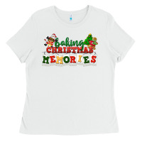 White Baking Christmas memories Ladies Tee - NancyCooperArtShop