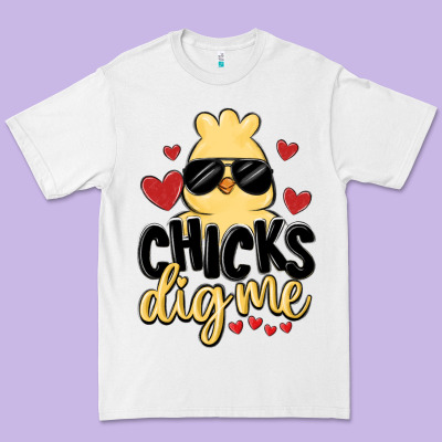 Chicks Dig Me Premium Tee Designed By Maliassmallbusiness