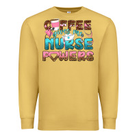 Antique Gold coffee gives me nurse powers bbs Premium Sweatshirt - BundleAndBundleShop