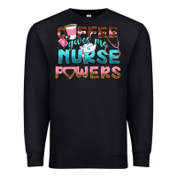 Black coffee gives me nurse powers bbs Premium Sweatshirt - BundleAndBundleShop