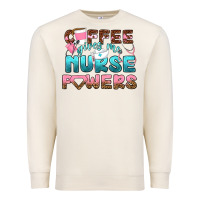 Sandshell coffee gives me nurse powers bbs Premium Sweatshirt - BundleAndBundleShop