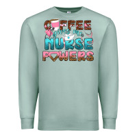 Seafoam coffee gives me nurse powers bbs Premium Sweatshirt - BundleAndBundleShop