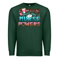 Sports Green coffee gives me nurse powers bbs Premium Sweatshirt - BundleAndBundleShop