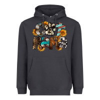 Smoke Western Cat Mama Mother's Day Heavyweight Hoodie - FaDigitalArtStudio