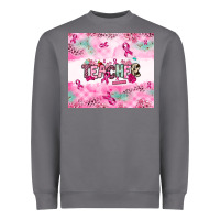 Storm Breast Cancer Teacher Heavyweight Sweatshirt - NancyCooperArtShop