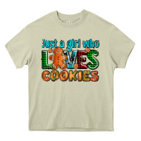Mossy just a girl who loves cookies Heavy Core Tee - AdoDesignShop