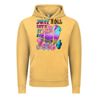 Vintage Mustard just roll with it Vintage Hoodie - BundleAndBundleShop
