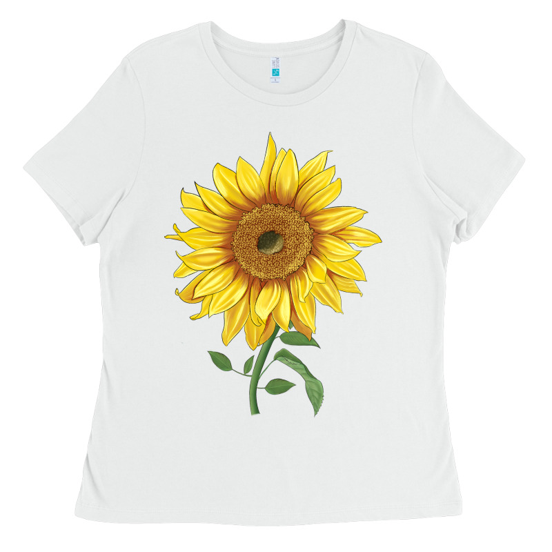 Bambino Sunflower Ladies Tee by LillyAllenDesigns | Teevron