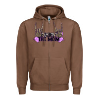 Chestnut Rockin' the Mom Zipper Hoodie - CowGirlArtShop