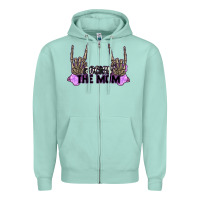 Rockin' The Mom Zipper Hoodie | Teevron