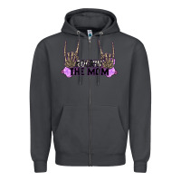 Smoke Rockin' the Mom Zipper Hoodie - CowGirlArtShop
