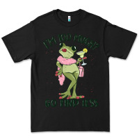Black i'm too much go find less boujee frog Premium Tee - MaliasSmallBusiness