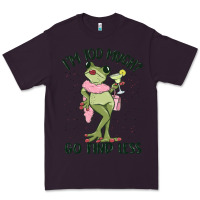 Plum i'm too much go find less boujee frog Premium Tee - MaliasSmallBusiness